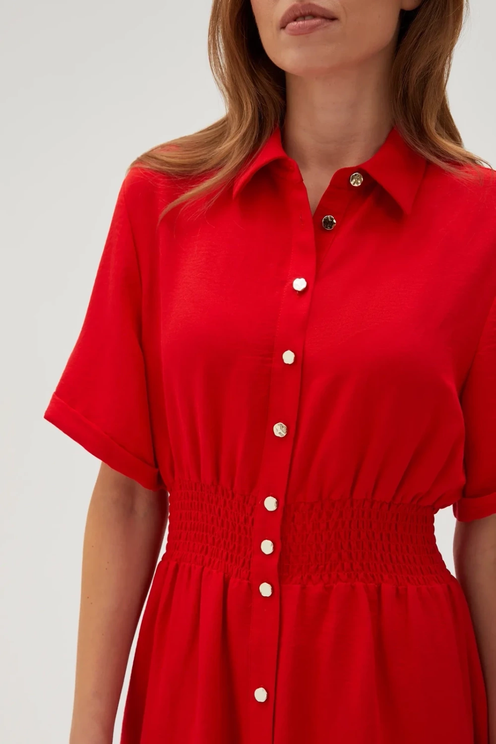 Marisse Women's Dress L-Su-4614 Red