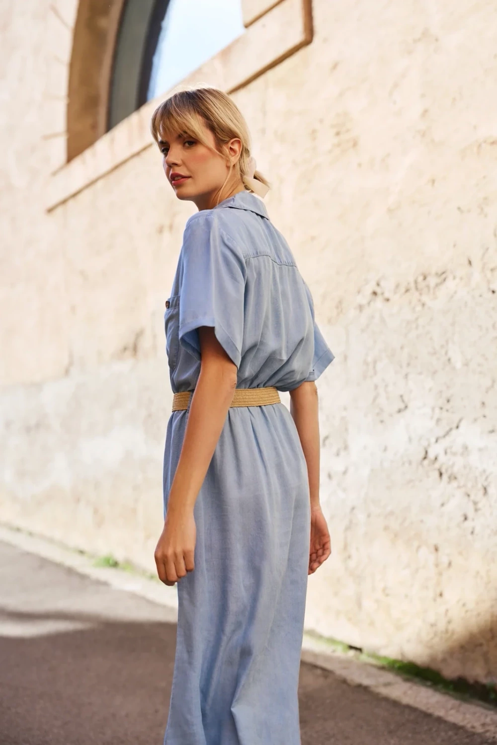 Marisse Women's Dress L-Su-4621 Blue