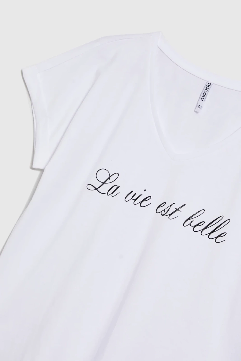 Marisse White T-Shirt With The Inscription