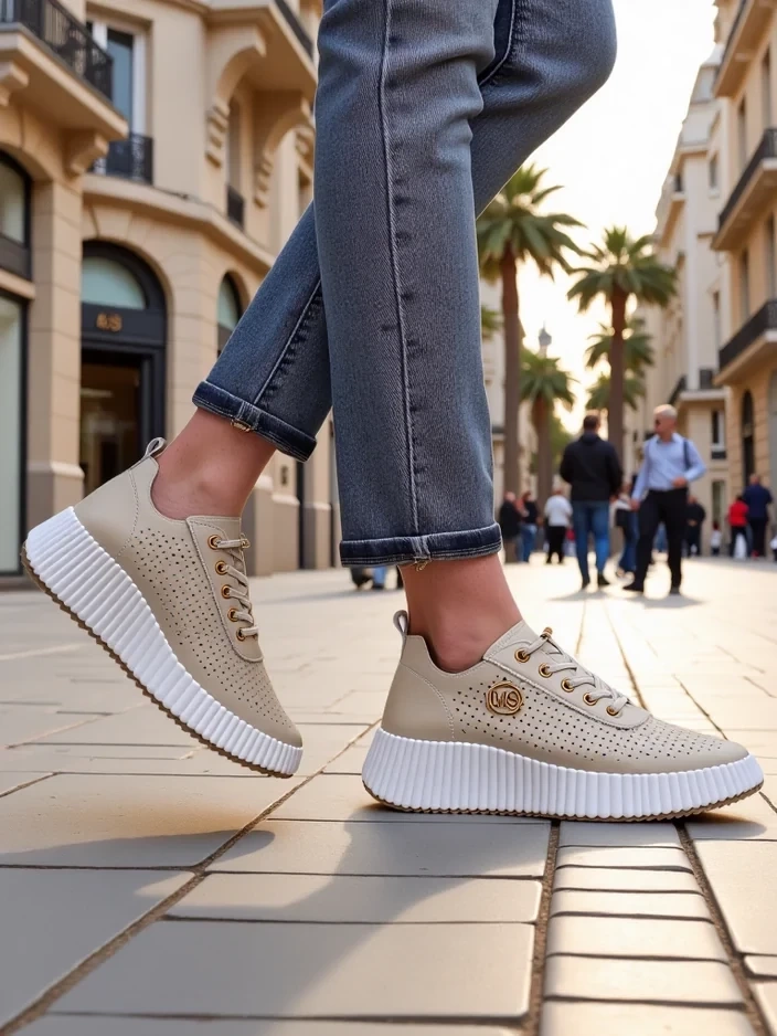 Resti Women's sporty lace-up sneakers Jovenes