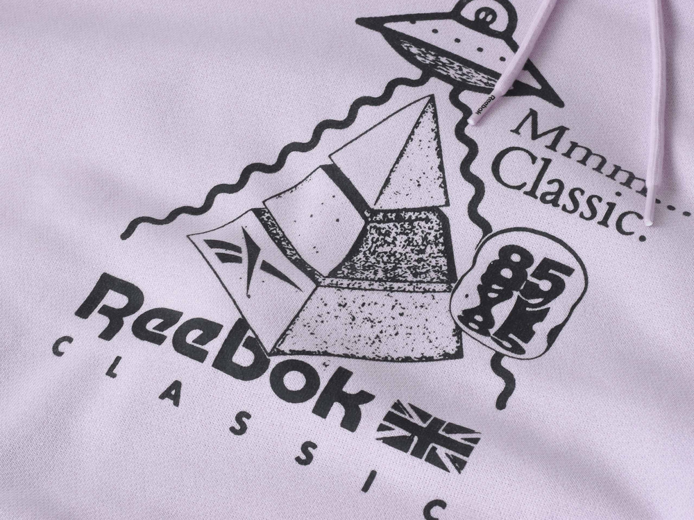 REEBOK unisex mikina CL SKATE HOODIE