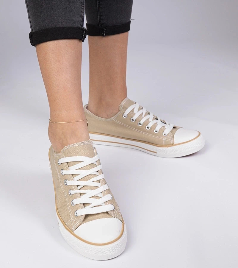 Gemre Pantofi sport clasici bej pentru femei Menfis