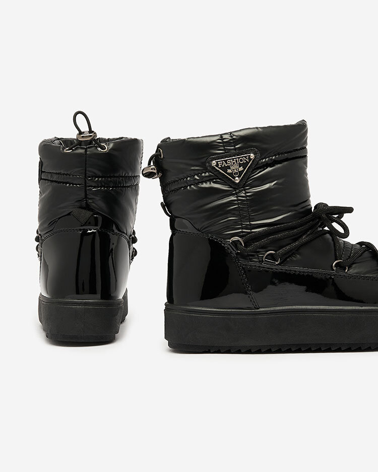 Resti Women&#039;s slip-on boots a&#039;la snow boots in black Nevsone