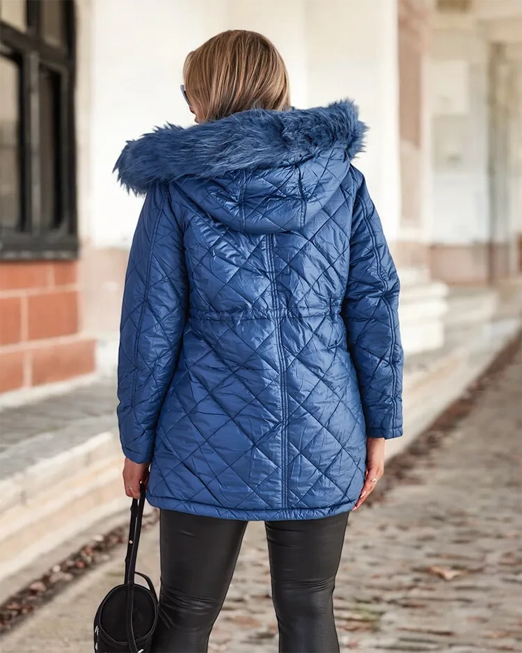 Resti Women's quilted jacket in blue