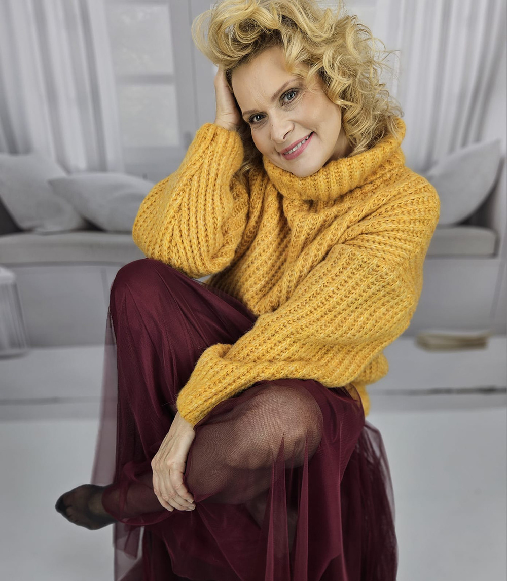 Pri Warm women's turtleneck sweater oversize thick weave nice soft LAPONIA