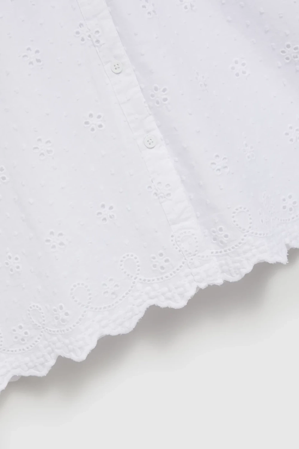 Women's romantic shirt MOODO - white