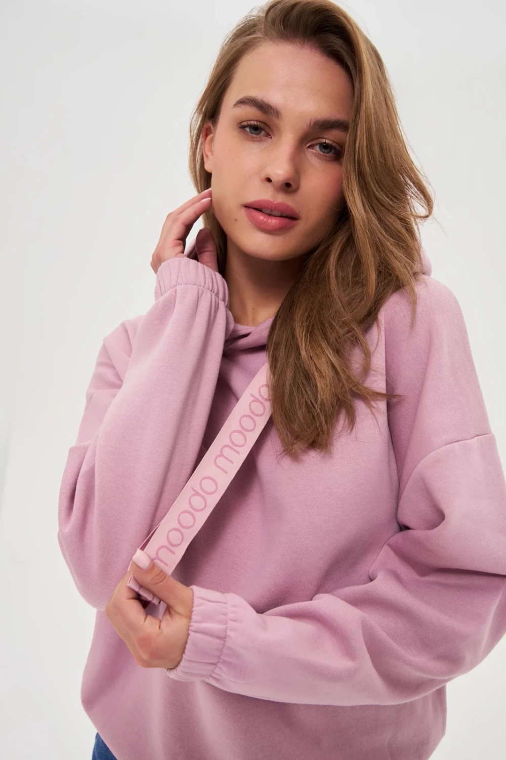 Marisse WOMEN'S SWEATSHIRT Z-BL-4812 L.PINK
