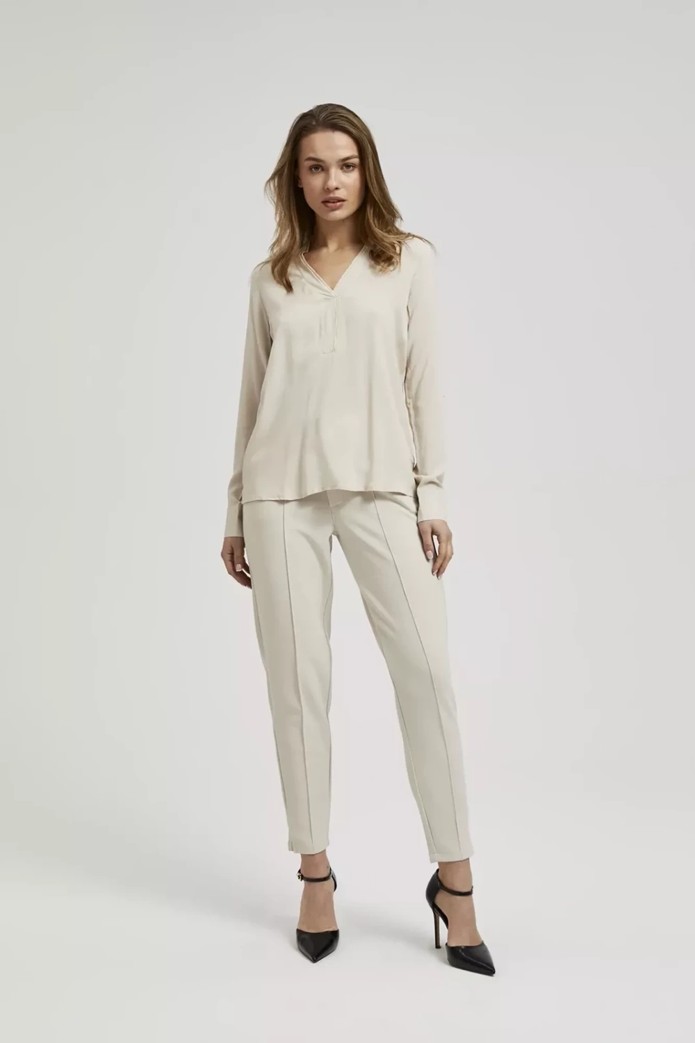 Marisse Women&#039;s Shirt L-Ko-4316 L.Beige