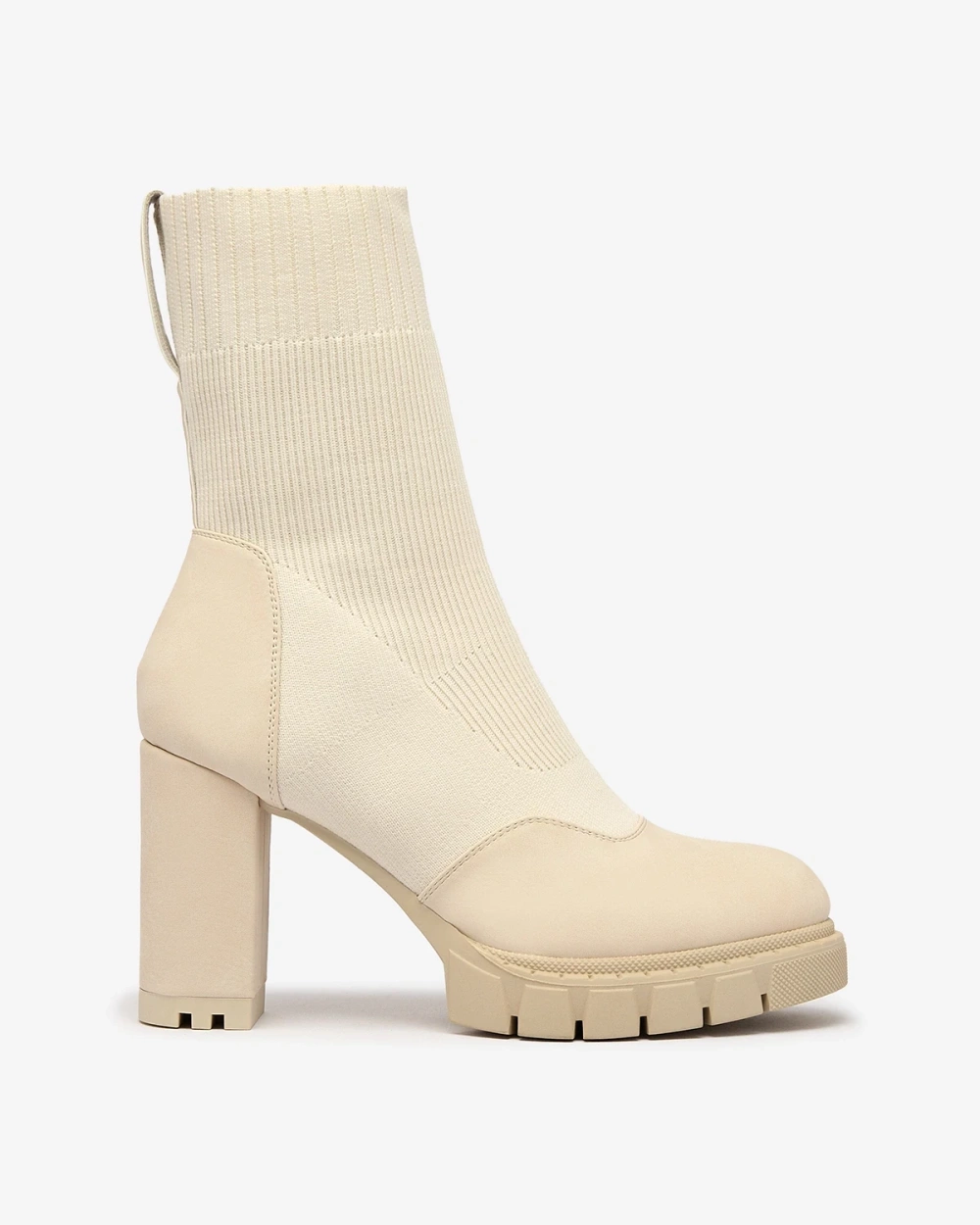 Resti Cream Women&#039;s Higher Heel Flexi Booties