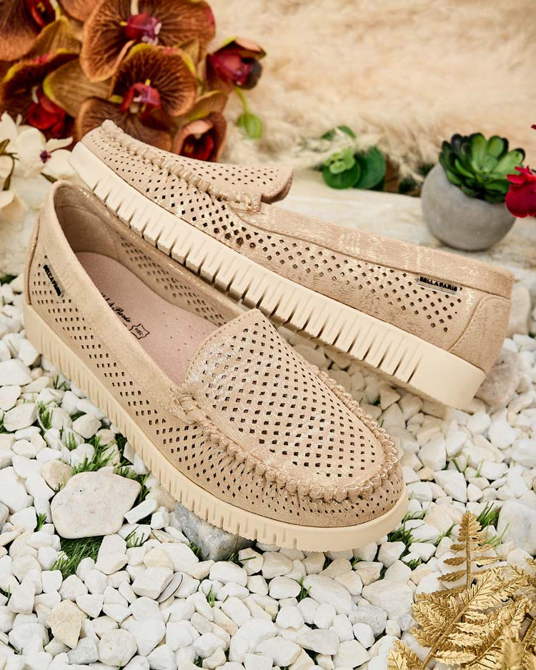 Resti Openwork women's moccasins Nafis
