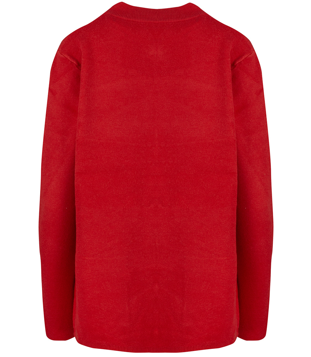 Pri Classic warm thick short cardigan sweater EMILIA decorative buttons