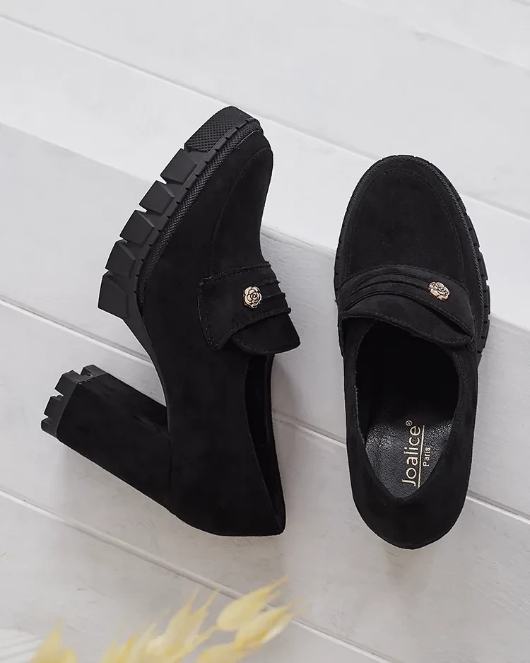 Resti Women&#039;s high stiletto moccasins Nerio