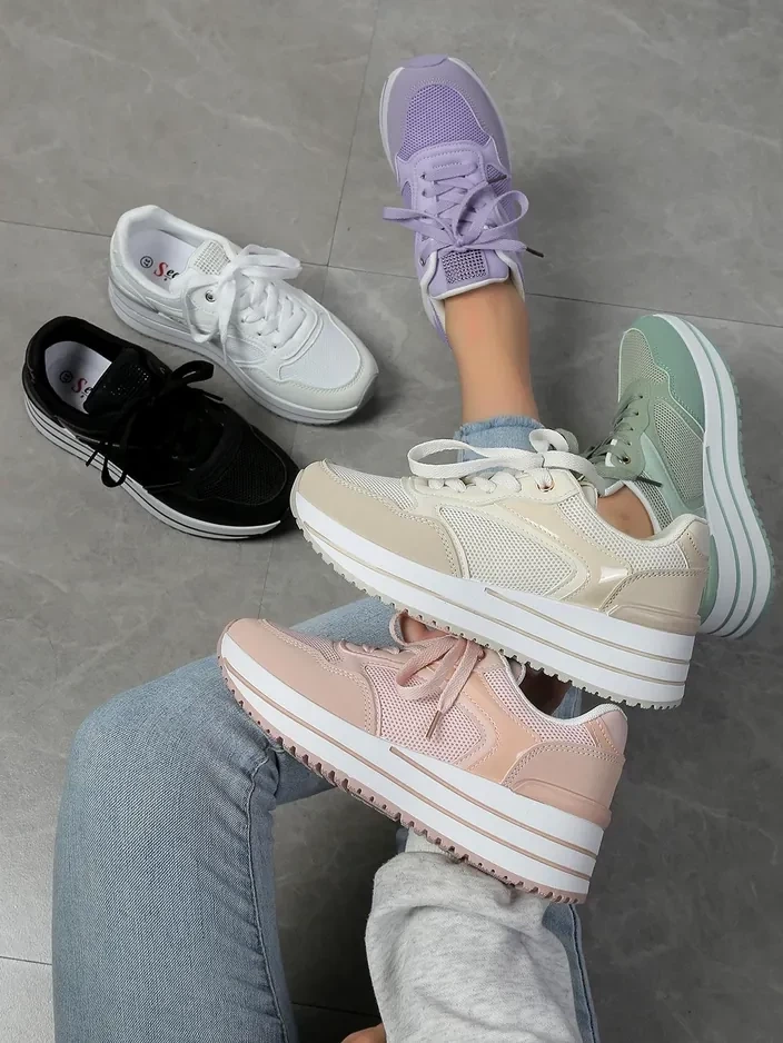 Resti Women's sporty platform sneakers Revided