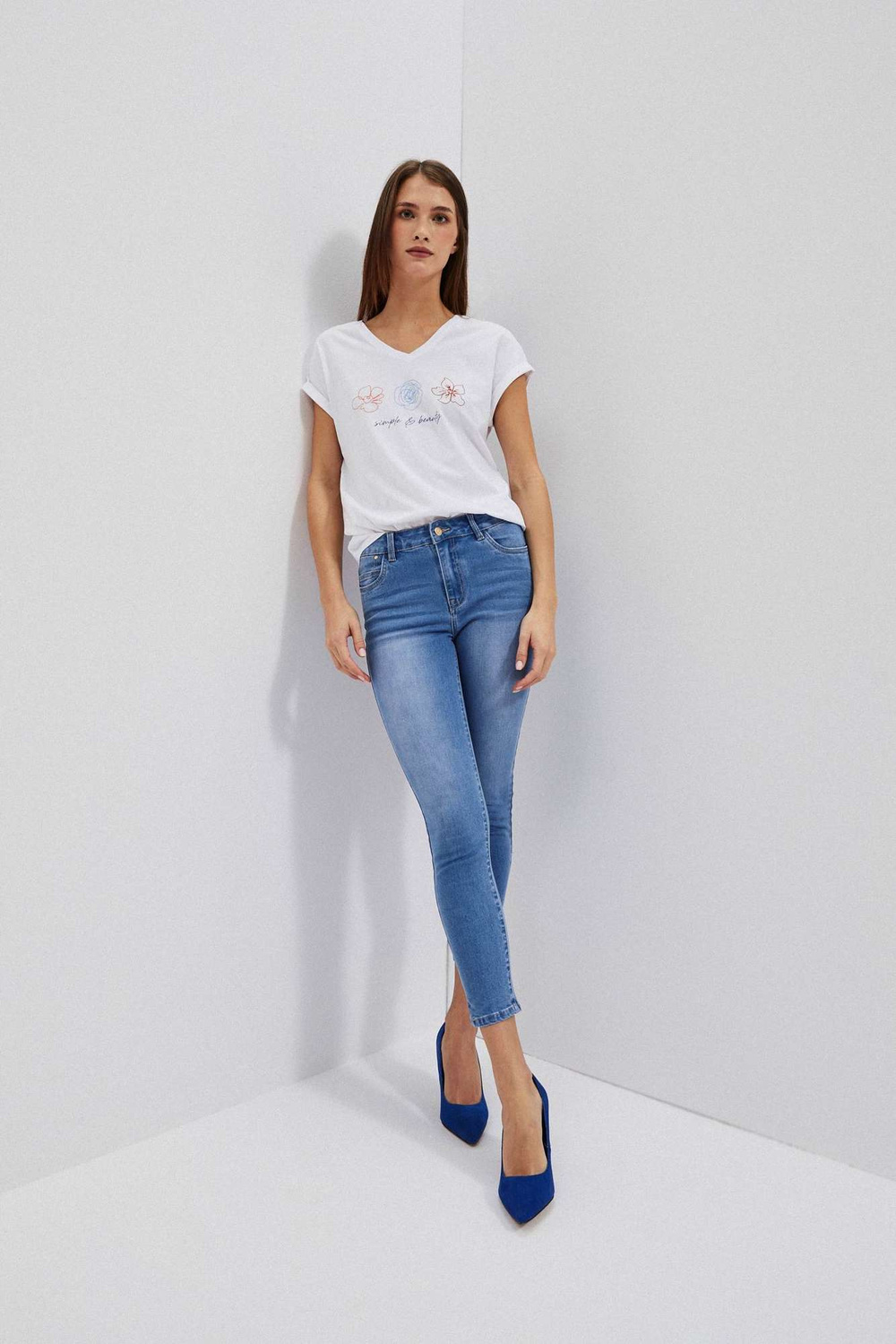 BLUGI DAMA L-JE-4012 ALBASTRU