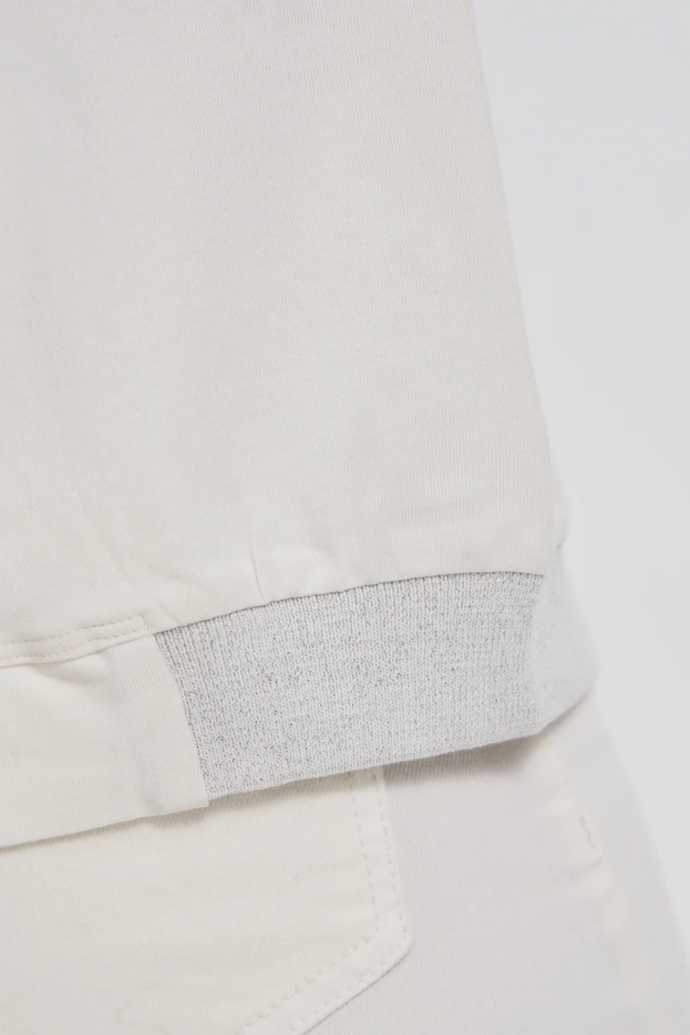 Marisse Cotton Blouse With Print, White