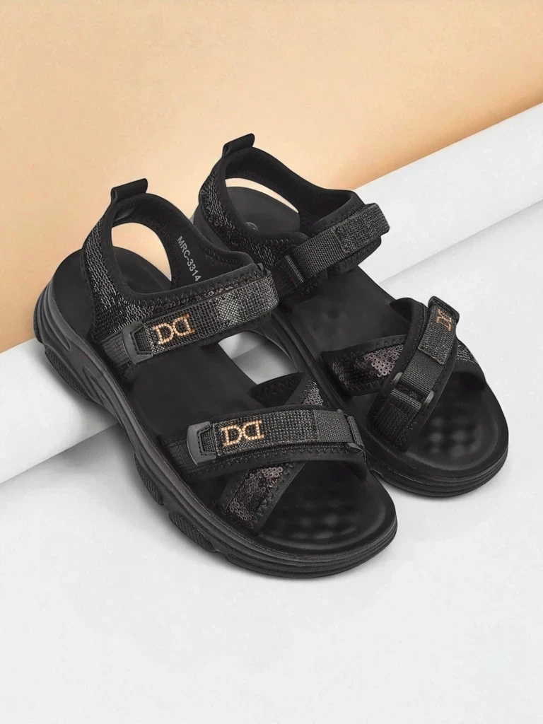 Resti Women’s sandals with sequins ShineStep