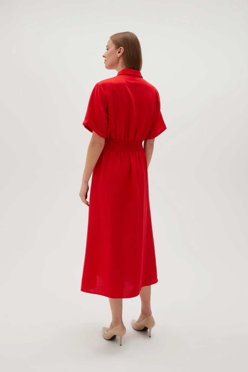 Marisse Women's Dress L-Su-4614 Red