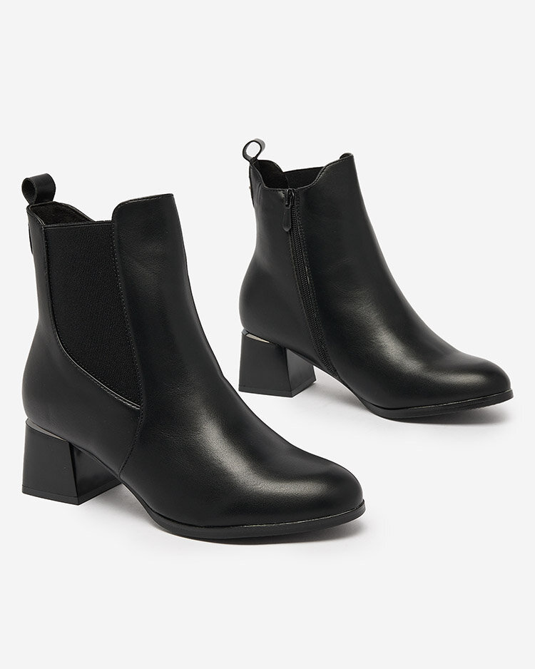 Resti Black women&#039;s low stiletto boots Nejery