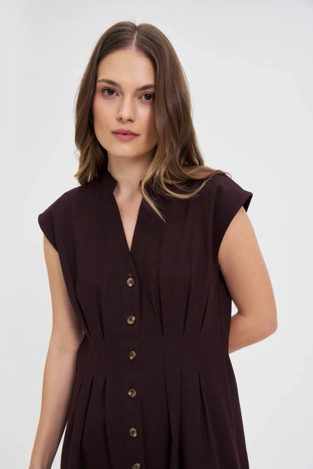 Marisse Fitted Midi Dress