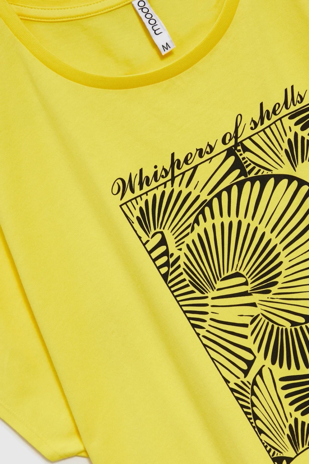 Marisse Cotton Blouse With Yellow Print