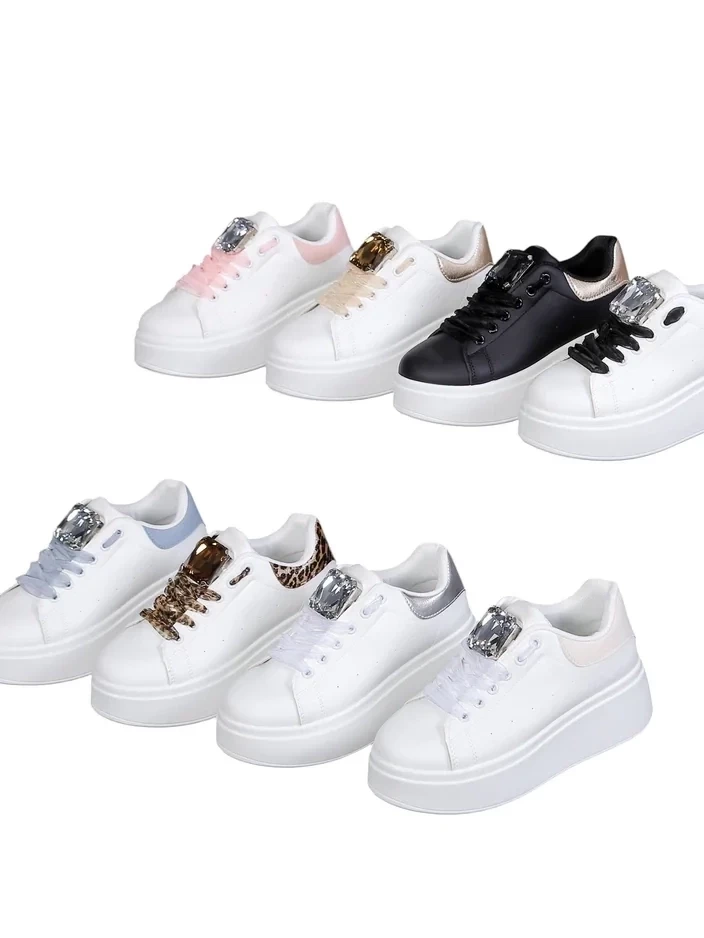 Resti Women's sports sneakers on a platform Safirrat