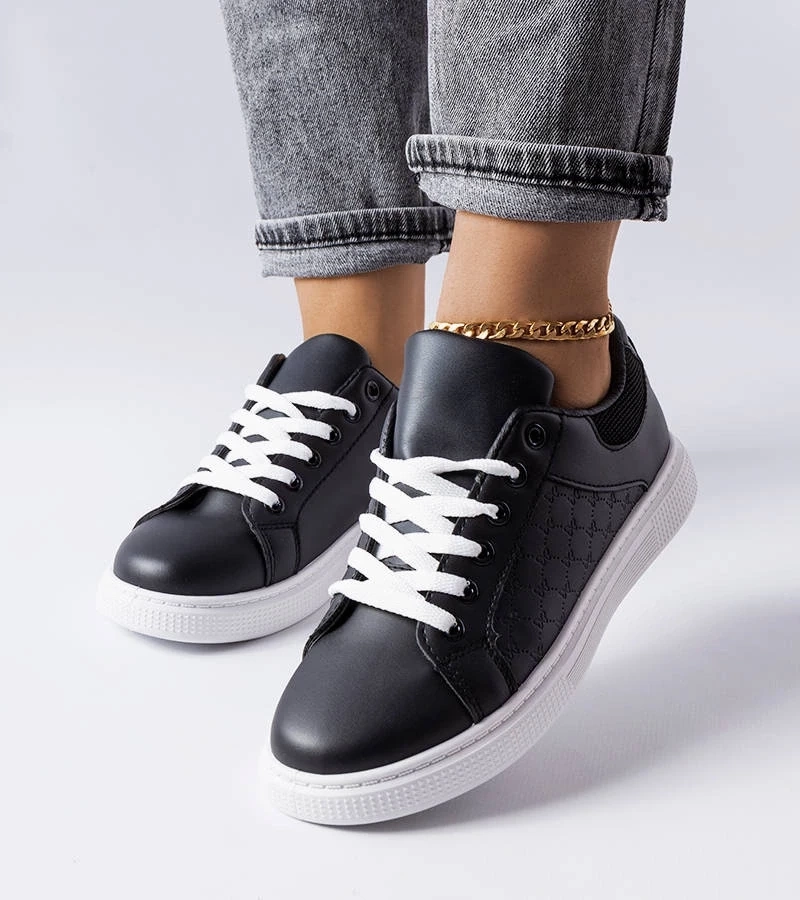 Gemre Dreux adidași negri în relief