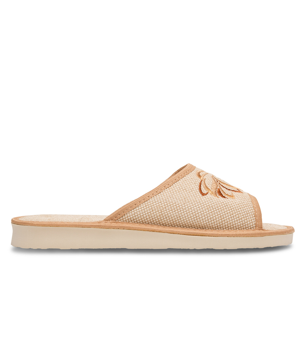 Ženy Papuče Natural Style NS-015 Béžový Lotus