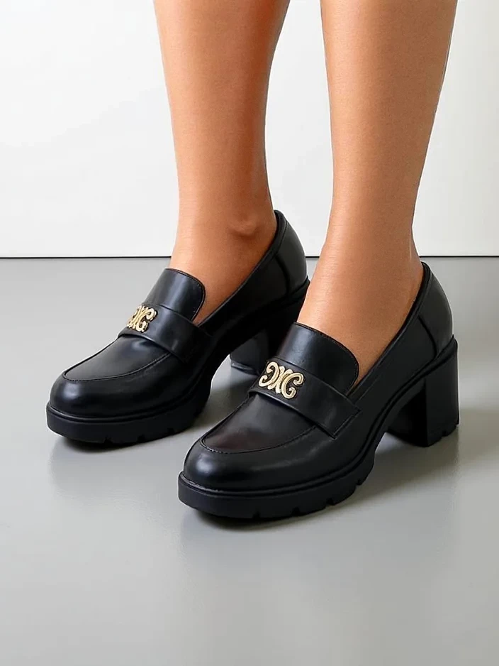 Resti Women's heeled moccasins Blascos