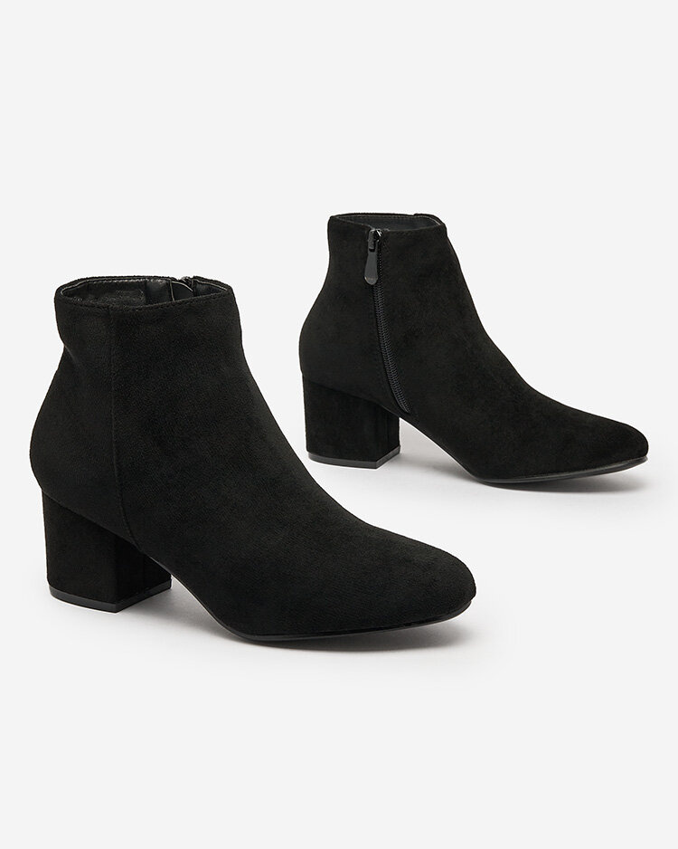 Resti Black women's low stiletto boots Referra