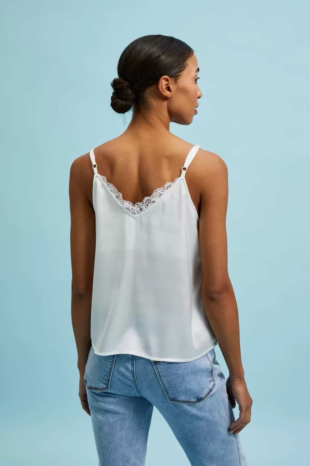 Marisse Women's Shirt L-Ko-4328 Off White