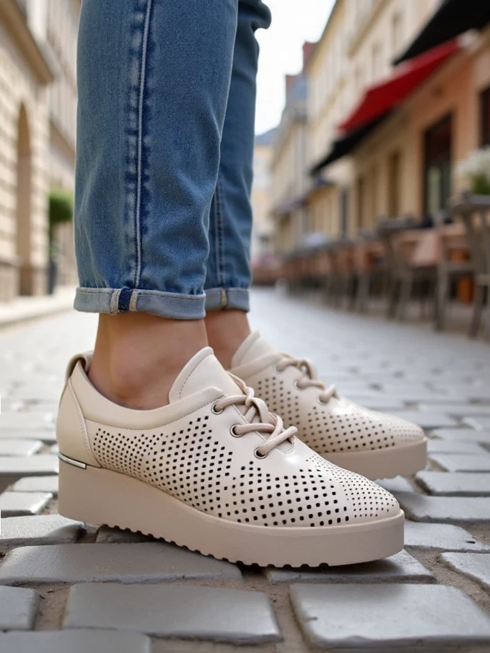 Resti Women's perforated loafers Gofielle