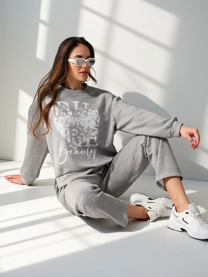 Resti Women's viscose set with print