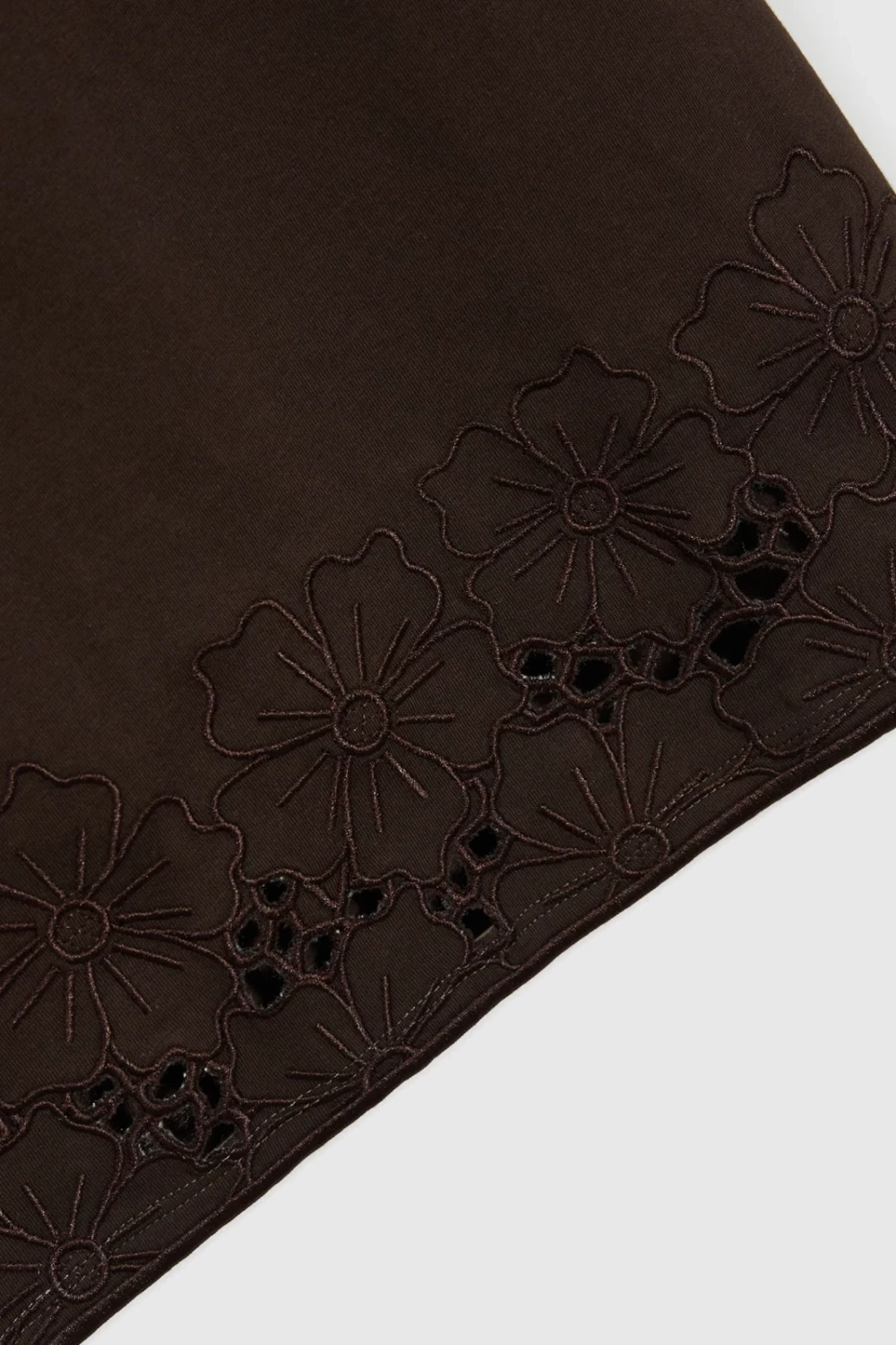 Marisse Brown Cotton Blouse