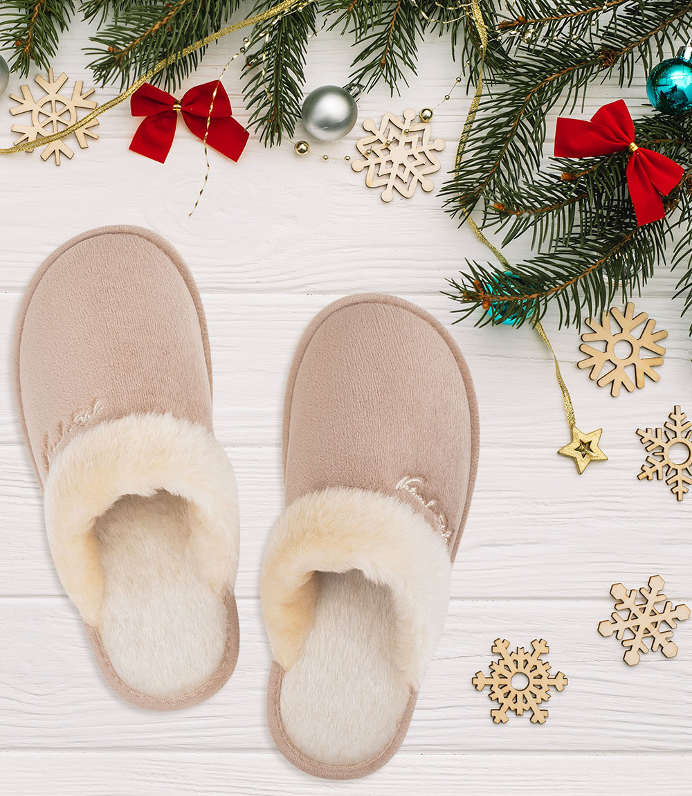 Дамски чехли Natural Style NS-080 Бежови