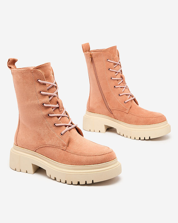Resti Pink women&#039;s Cacava lace-up boots