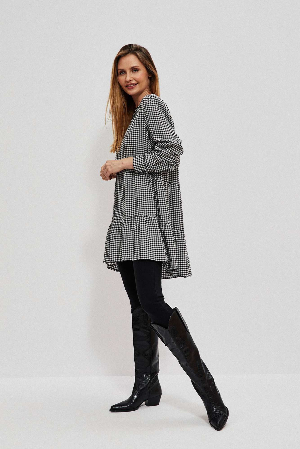 Marisse Shirt Z-Ko-3928 White_Black
