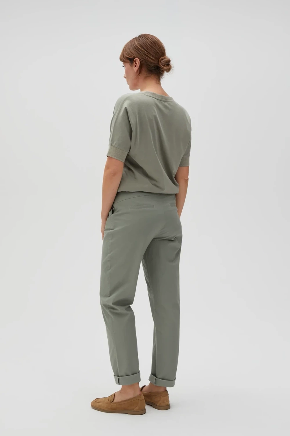 Marisse Women's Trousers L-Sp-4600 Olive