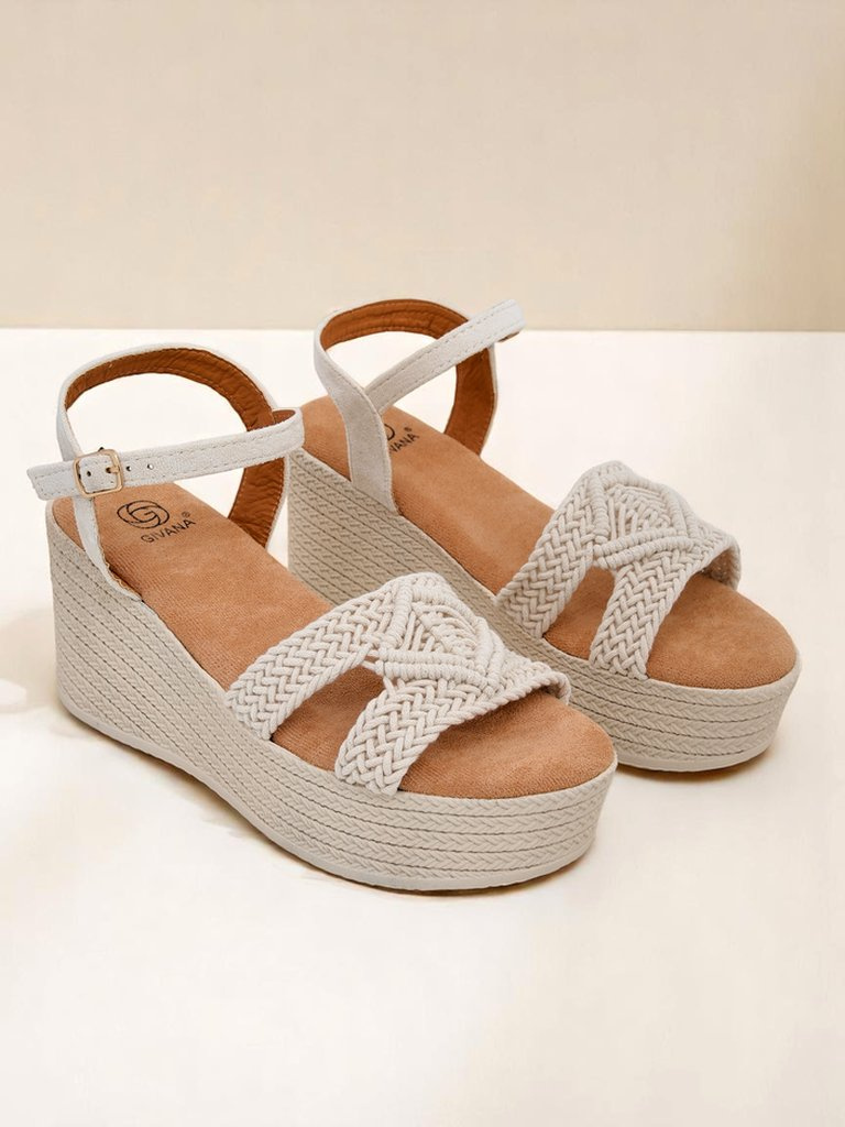 Resti Women&#039;s wedge sandals braided Sunny Day