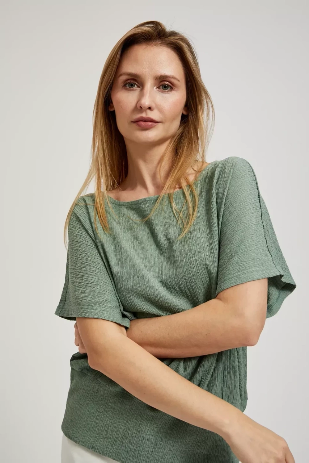 Marisse Women&#039;s Blouse L-Ts-4344 Olive