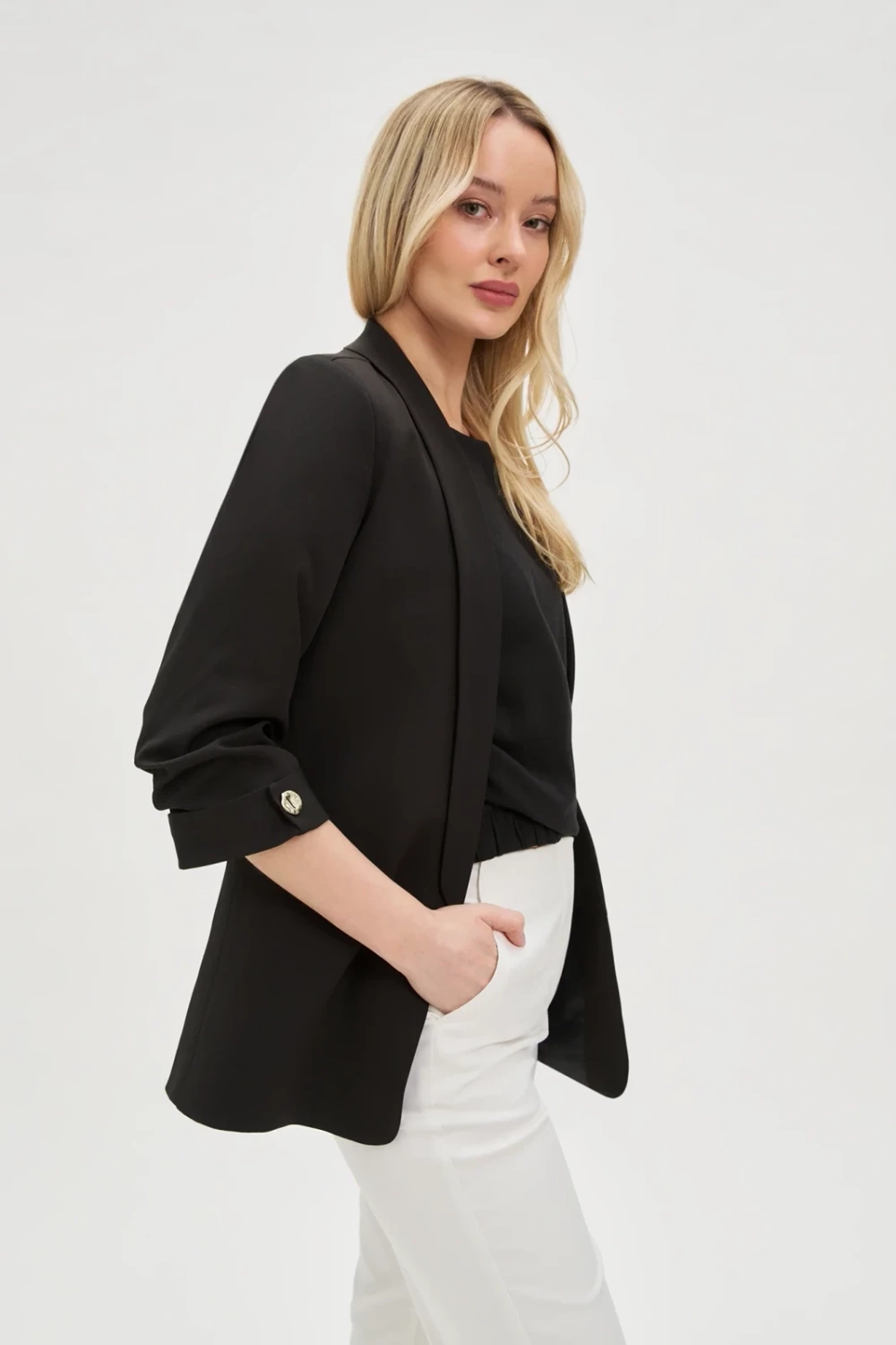 Marisse Women&#039;s Jacket L-Mr-4604 Black
