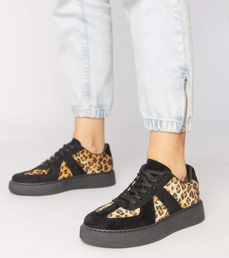 Gemre Adidași de damă Toris cu imprimeu panteră neagră