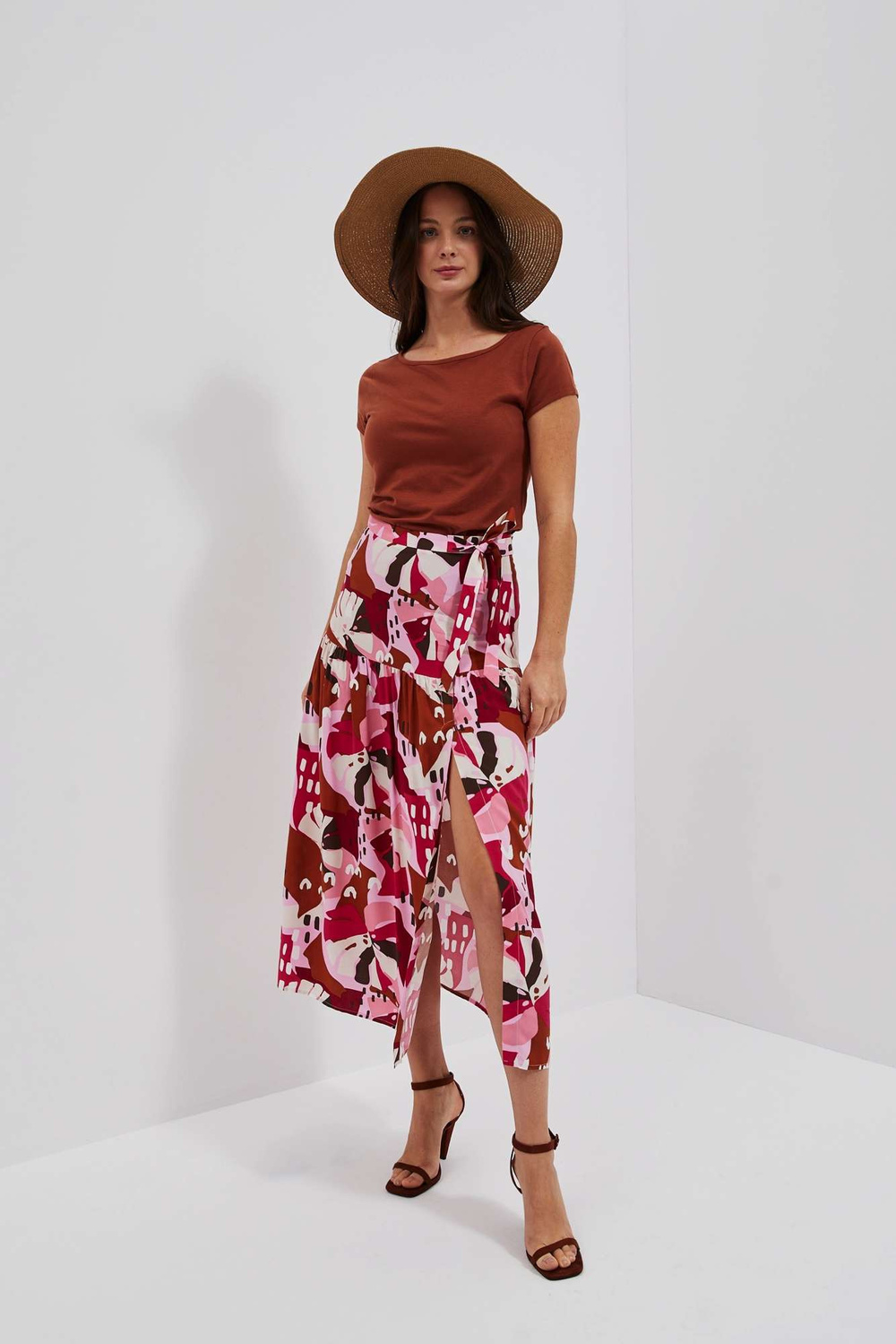 Marisse Women&#039;s Skirt L-Sc-4013 Strawberry