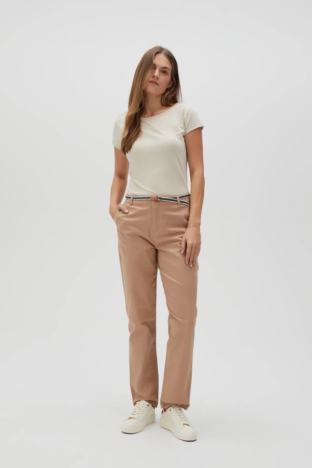 Marisse Women's Trousers L-Sp-4600 L.Brown