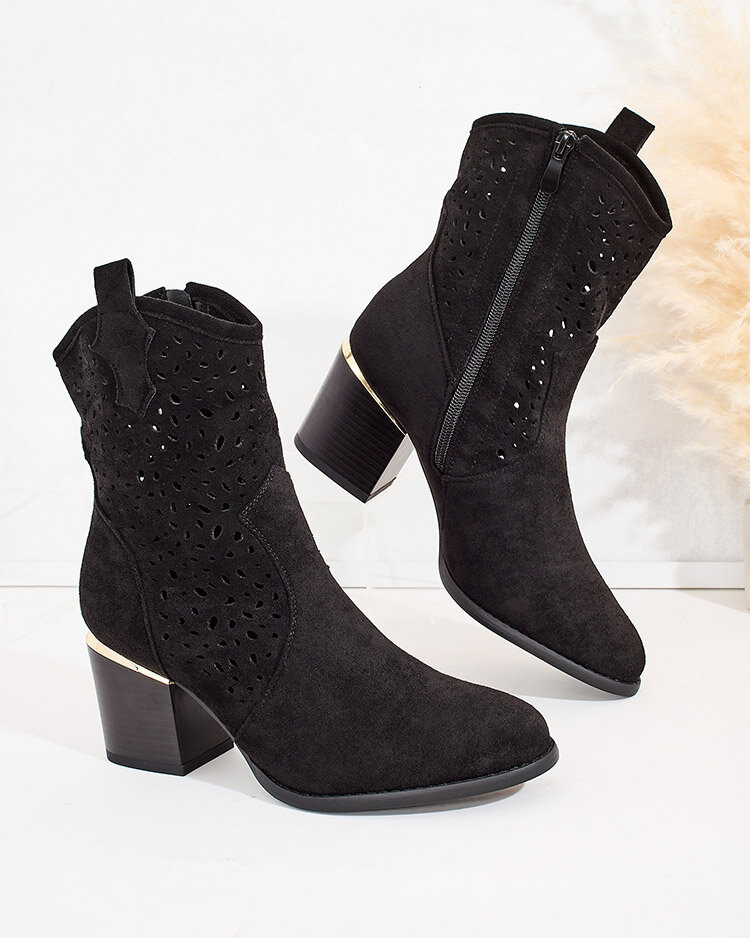 Resti Women&#039;s low-post openwork Mozie boots