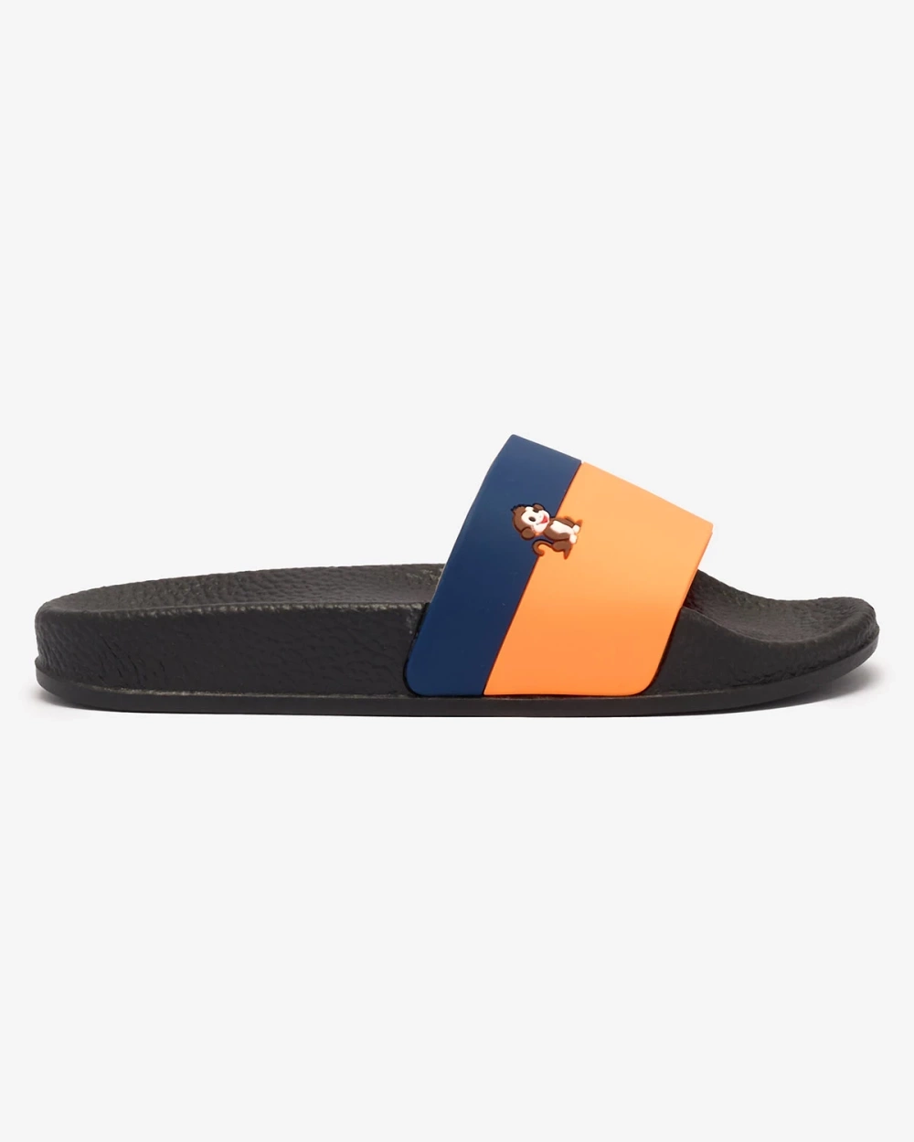 Resti Royalfashion Orange and navy blue women&#039;s rubber flip-flops Lierigs