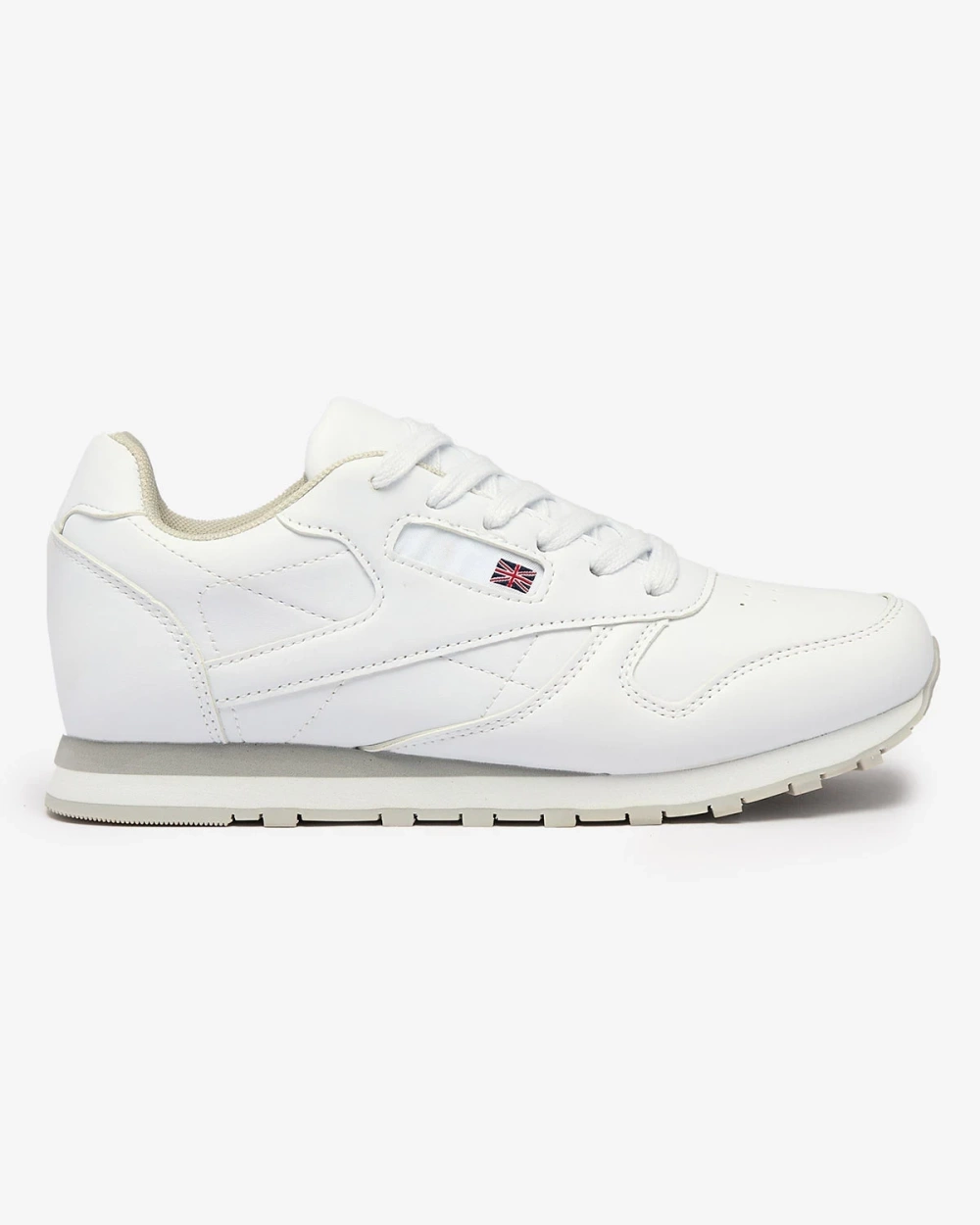 Resti Classic Women&#039;s White and Gray Sports Shoes Reurabos