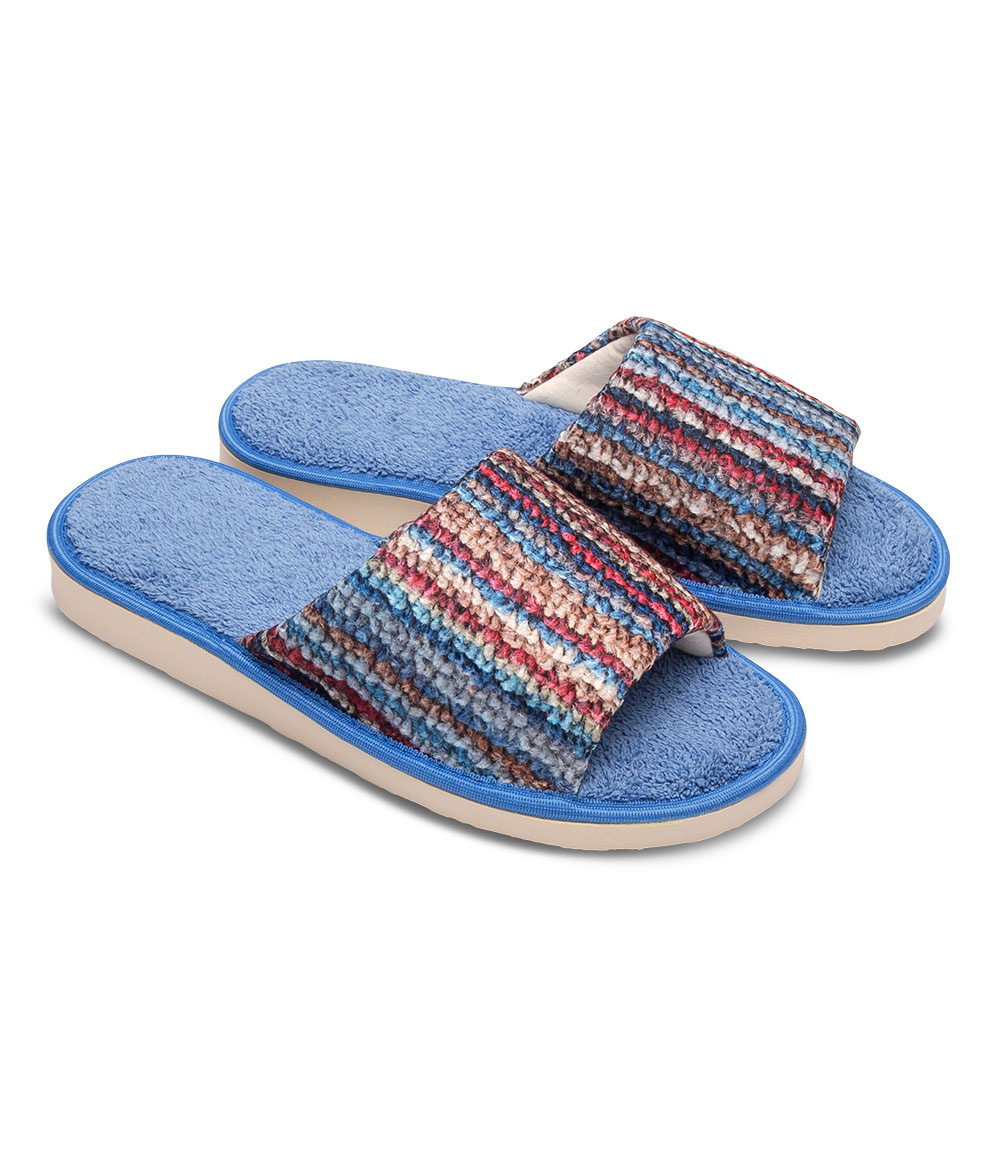 Dámske papuče Natural Style NS-074 modré