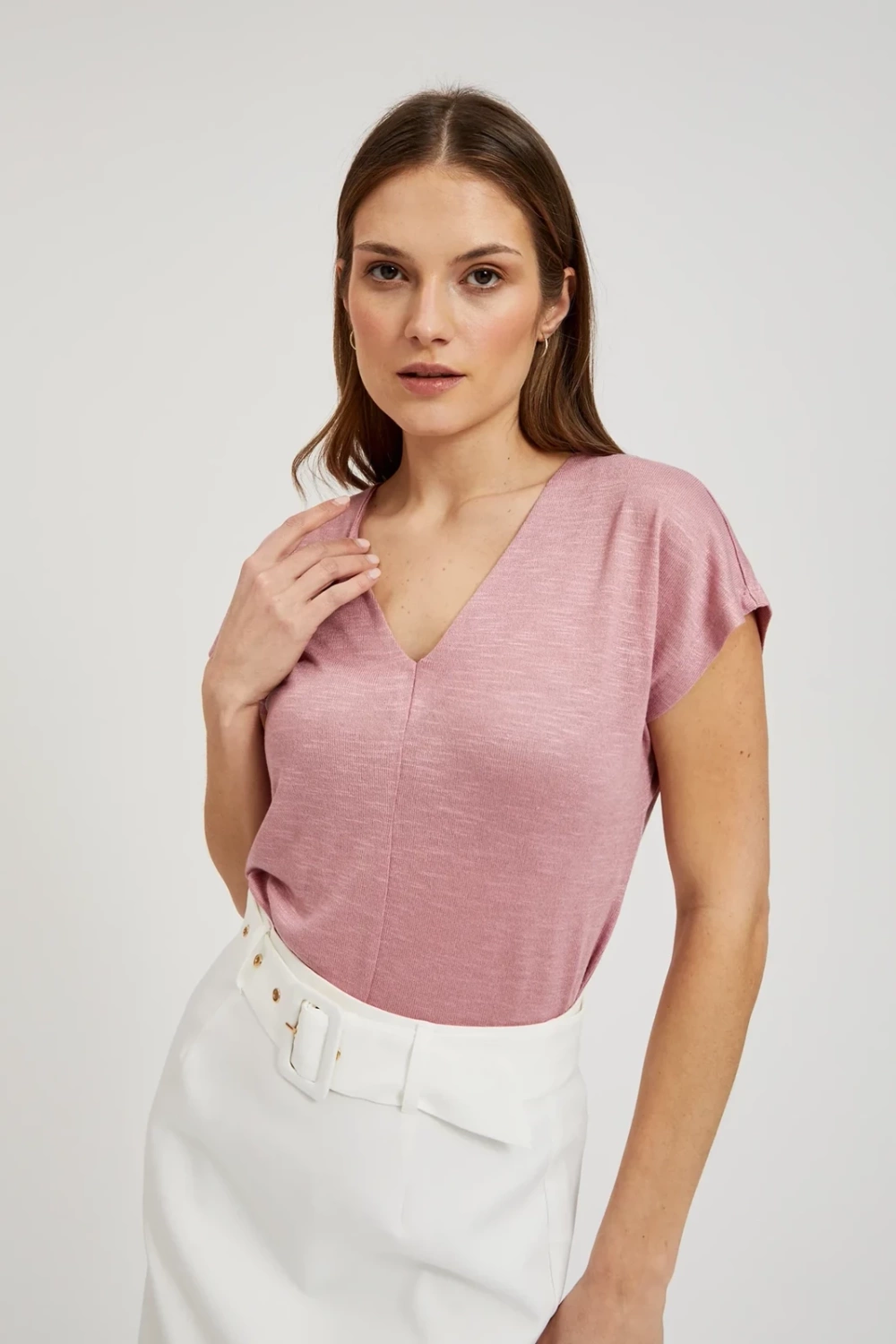 Marisse Women&#039;s Blouse L-Ts-4346 Dusty Pink