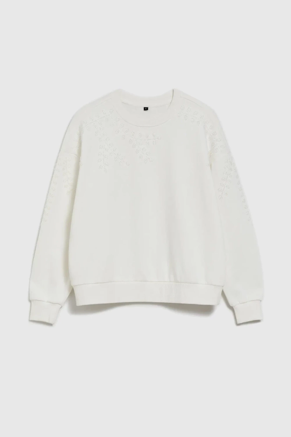 Marisse Women&#039;s Sweatshirt L-Bl-4612 Off White