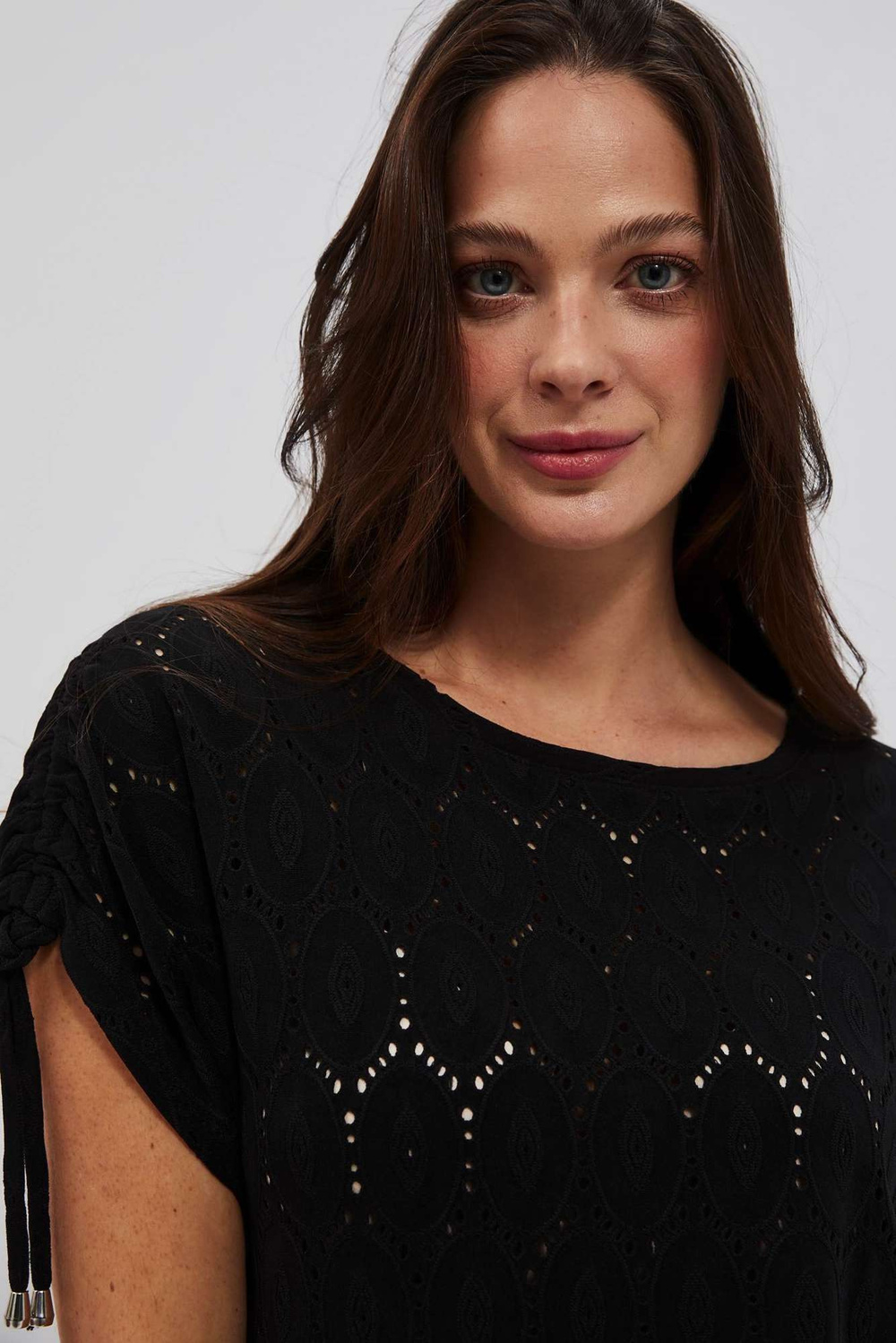 WOMEN'S T-SHIRT L-TS-4033 BLACK